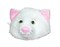 Party Central Club Pack of 12 White and Pink Adult Unisex Cat Head Hat Costumes Accessories - One Size